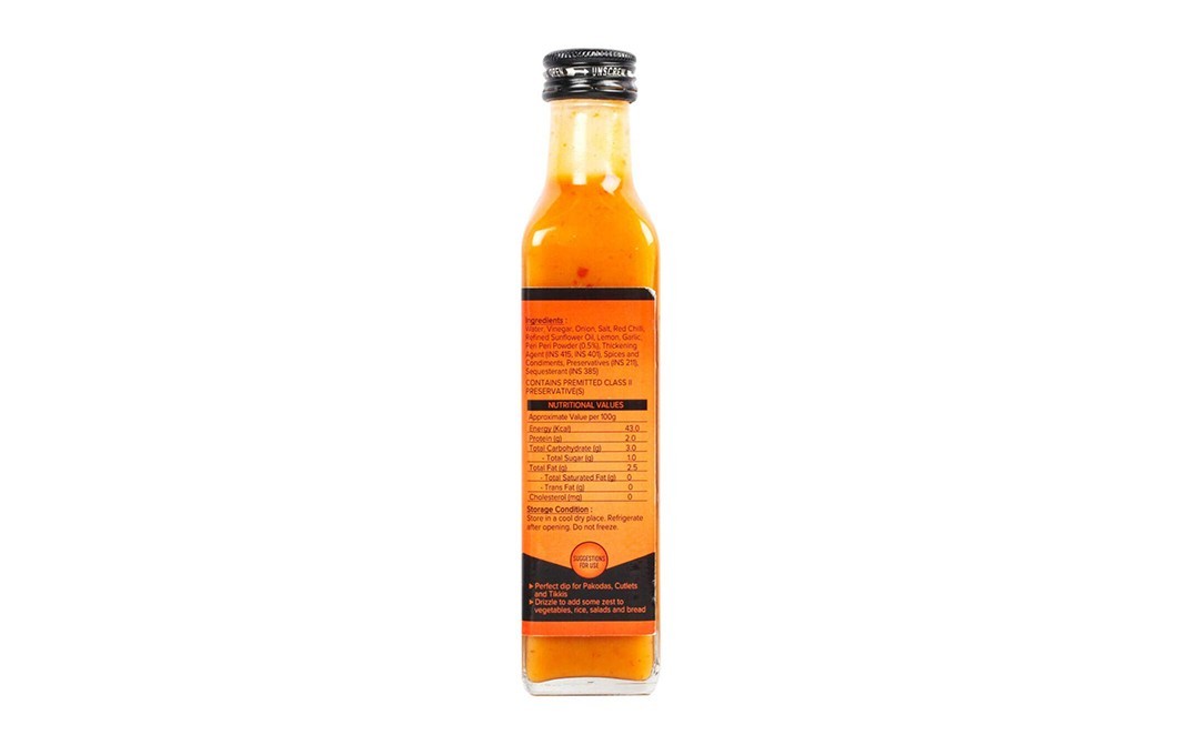 Urban Platter Peri Peri Hot Sauce    Plastic Bottle  275 grams